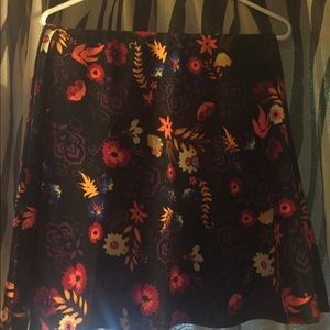 Small lularoe azure skater skirt
